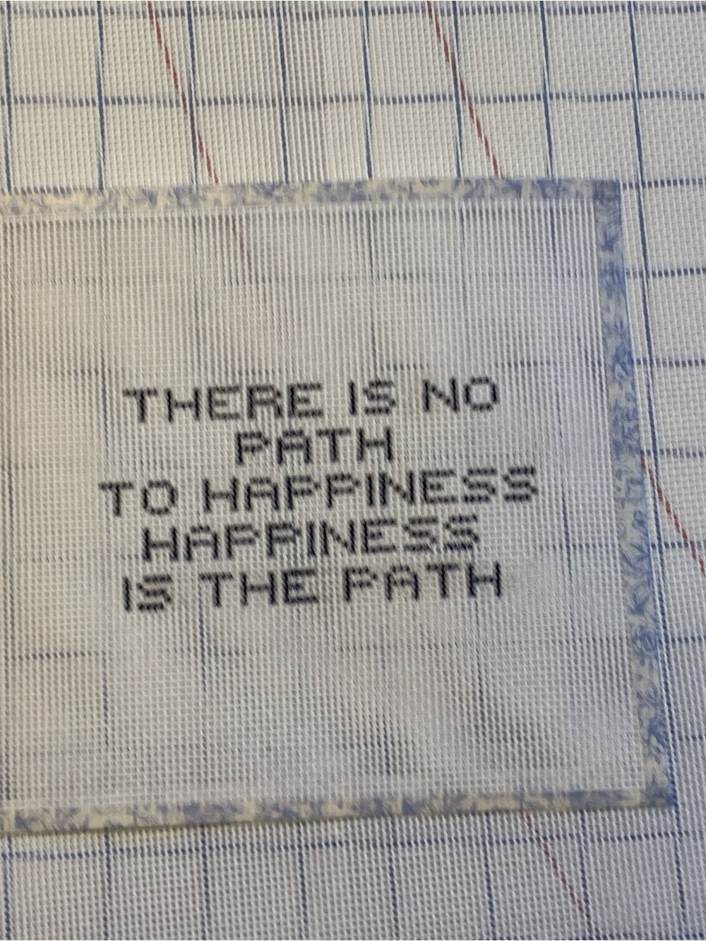 Hand Painted Stitch Counted Needlepoint Canvas 13ct